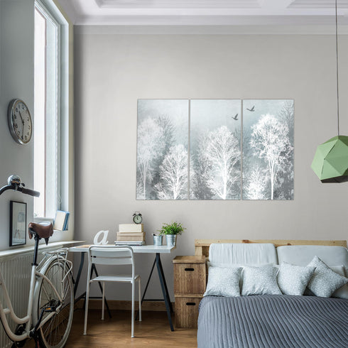 Wandbilder Wohnzimmer XXL Wald Moderne Bilder Abstrakt